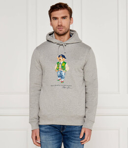 Polo Ralph Lauren: Серая толстовка 