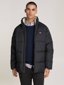 Tommy Jeans: Чёрная куртка 