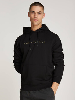 Tommy Jeans: Чёрная толстовка 