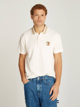 Tommy Jeans: Белое поло 