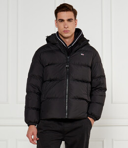 Tommy Jeans: Чёрная куртка 