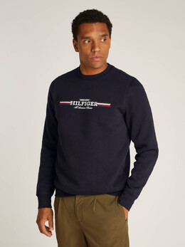Tommy Hilfiger: Тёмная толстовка 