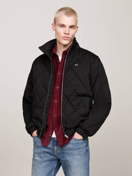 Tommy Jeans: Чёрная куртка 