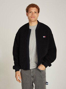 Tommy Jeans: Чёрная куртка 