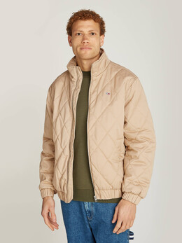 Tommy Jeans: Бежевая куртка 