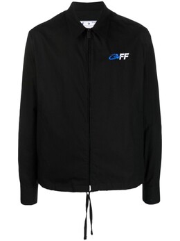 Off-White: Рубашка на молнии 