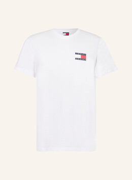 Tommy Jeans: Белая футболка 