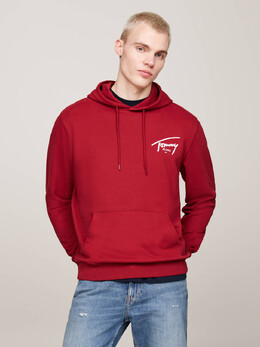 Tommy Jeans: Красная толстовка 