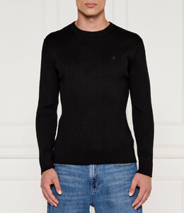 Calvin Klein Jeans: Чёрный свитер 
