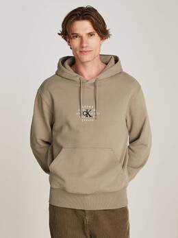 Calvin Klein Jeans: Бежевая толстовка 
