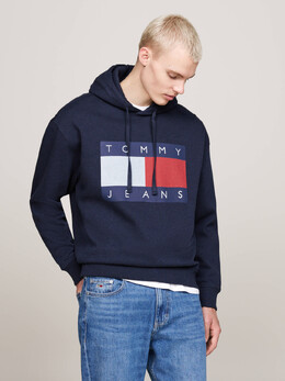 Tommy Jeans: Тёмная толстовка 