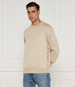 Calvin Klein Jeans: Бежевая толстовка 