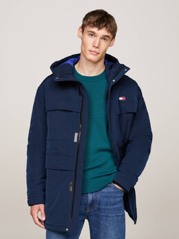 Tommy Jeans: Тёмная куртка 