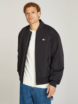 Tommy Jeans: Чёрная куртка 