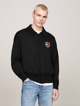 Tommy Jeans: Чёрный свитер 