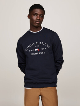 Tommy Hilfiger: Тёмная толстовка 