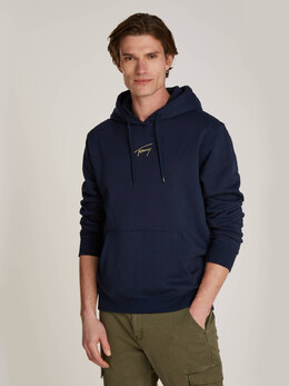Tommy Jeans: Тёмная толстовка 