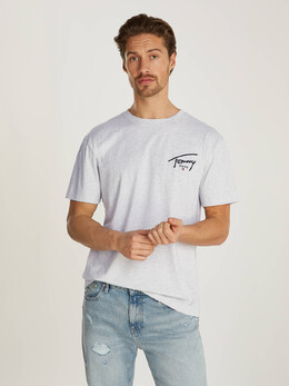 Tommy Jeans: Серая футболка 