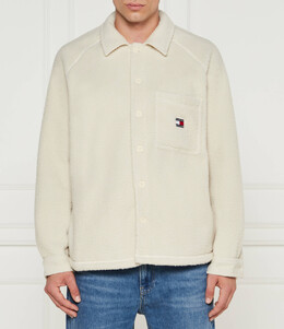 Tommy Jeans: Белая куртка 