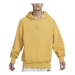 Nike: Жёлтая толстовка  Sportswear
