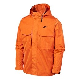 Nike: Оранжевая куртка  Premium Essentials
