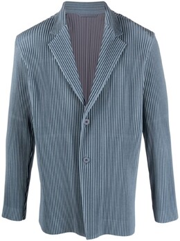 Homme Plissé Issey Miyake: Синие пиджаки 