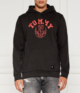 Tommy Jeans: Чёрная толстовка 