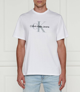 Calvin Klein Jeans: Белая футболка 