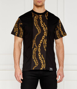 Versace Jeans Couture: Чёрная футболка 