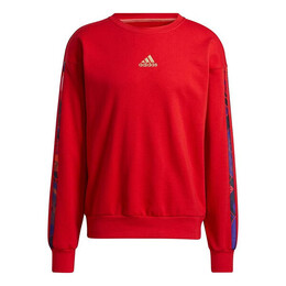 Adidas: Красная толстовка 