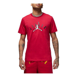 Nike: Красная футболка  Air Jordan
