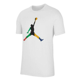 Nike: Однотонная футболка  Air Jordan