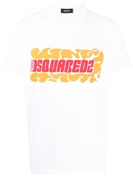 Dsquared2: Белая футболка 