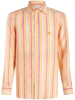 Etro: Рубашка  Pegaso в полоску