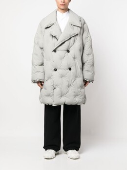 Maison Margiela: Серый пуховик 