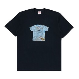 Supreme: Синяя футболка 