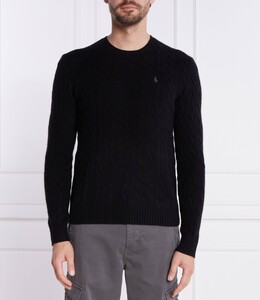 Polo Ralph Lauren: Чёрный свитер 