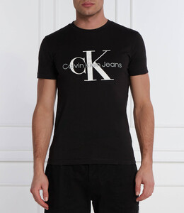 Calvin Klein Jeans: Чёрная футболка 