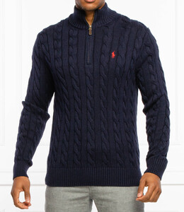 Polo Ralph Lauren: Тёмный свитер 