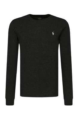 Polo Ralph Lauren: Чёрный свитшот 