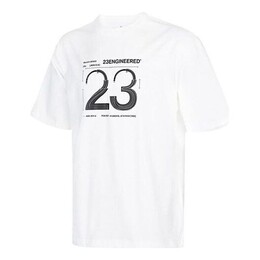 Nike: Белая футболка  23 Engineered