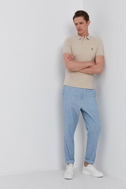 Polo Ralph Lauren: Бежевая рубашка 