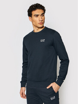 EA7 Emporio Armani: Синяя толстовка 