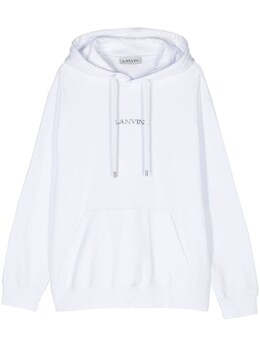 Lanvin: Белая толстовка 