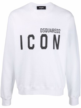 Dsquared2: Белая толстовка  Icon