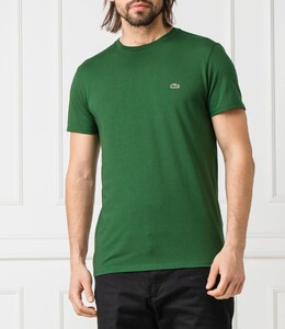Lacoste: Зелёная футболка 
