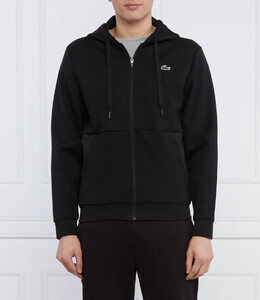 Lacoste: Чёрная толстовка 