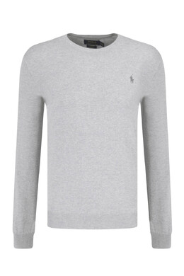 Polo Ralph Lauren: Серый свитер 