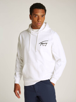 Tommy Jeans: Белая толстовка 