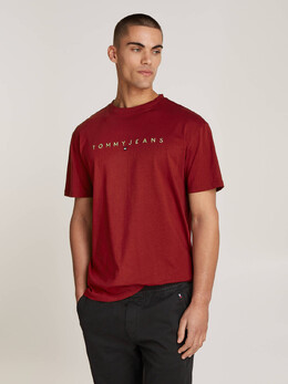 Tommy Jeans: Красная футболка 